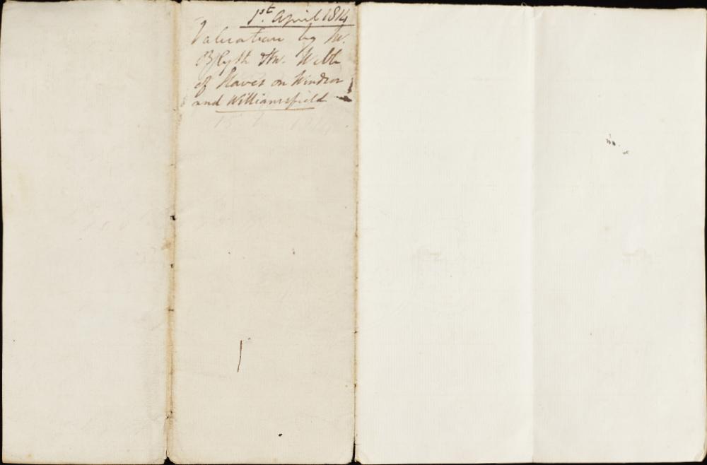 Windsor and Williamsfield Inventory of Slaves 1814 p8